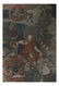 Antique Tibetan Dalai Lama Thangka - Gouache on Linen