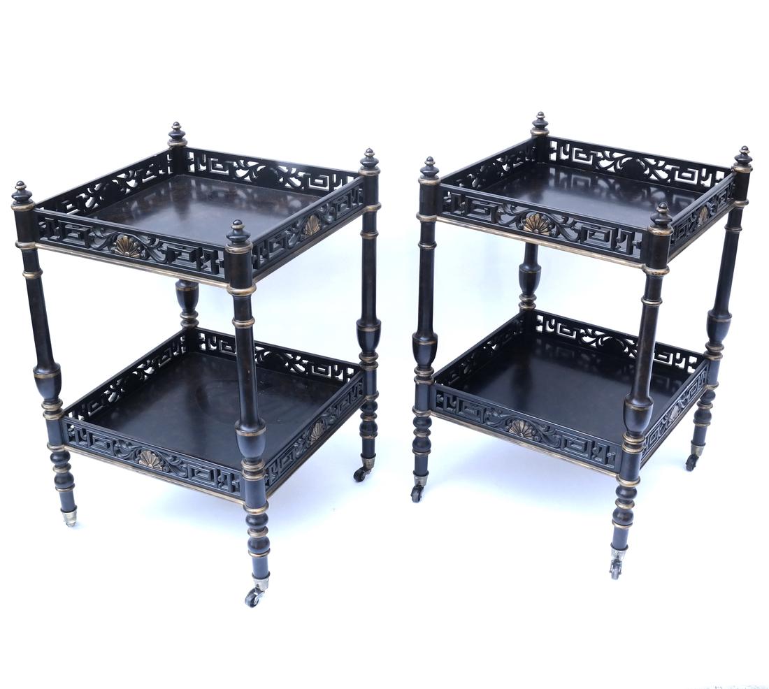 Pair of Chinese-Style End Tables (1 of 5)