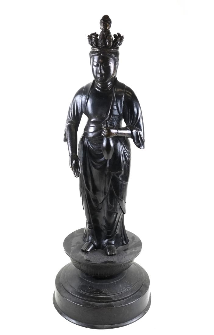 Tibetan / Chinese Bronze Female Buddhist Deity (1 of 8)