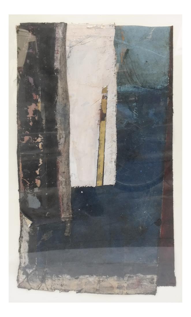 Collaged and Painted Canvas Construction (1 of 7)