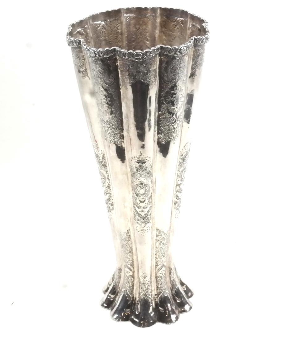 Continental Etched Silver Vase (1 of 6)