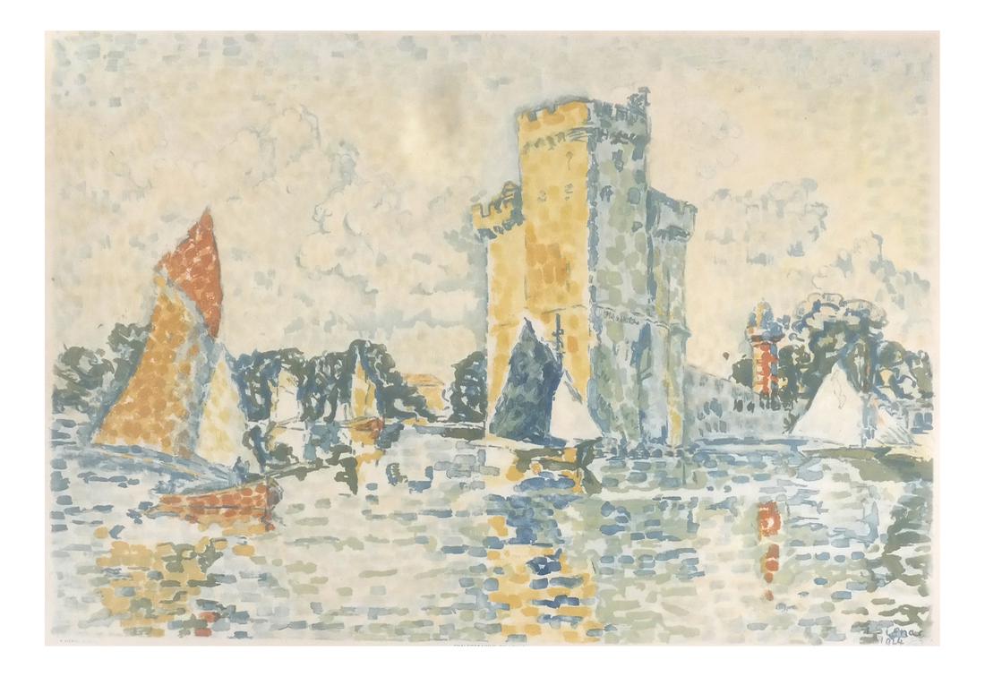 J. Villon, After P. Signac, "Le Port de la Rochelle" (1 of 6)