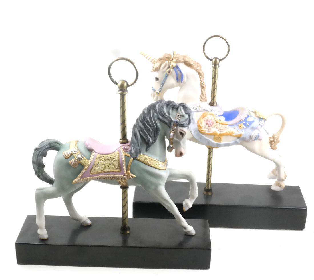 Cybis, USA Carousel Unicorn and Horse (1 of 5)