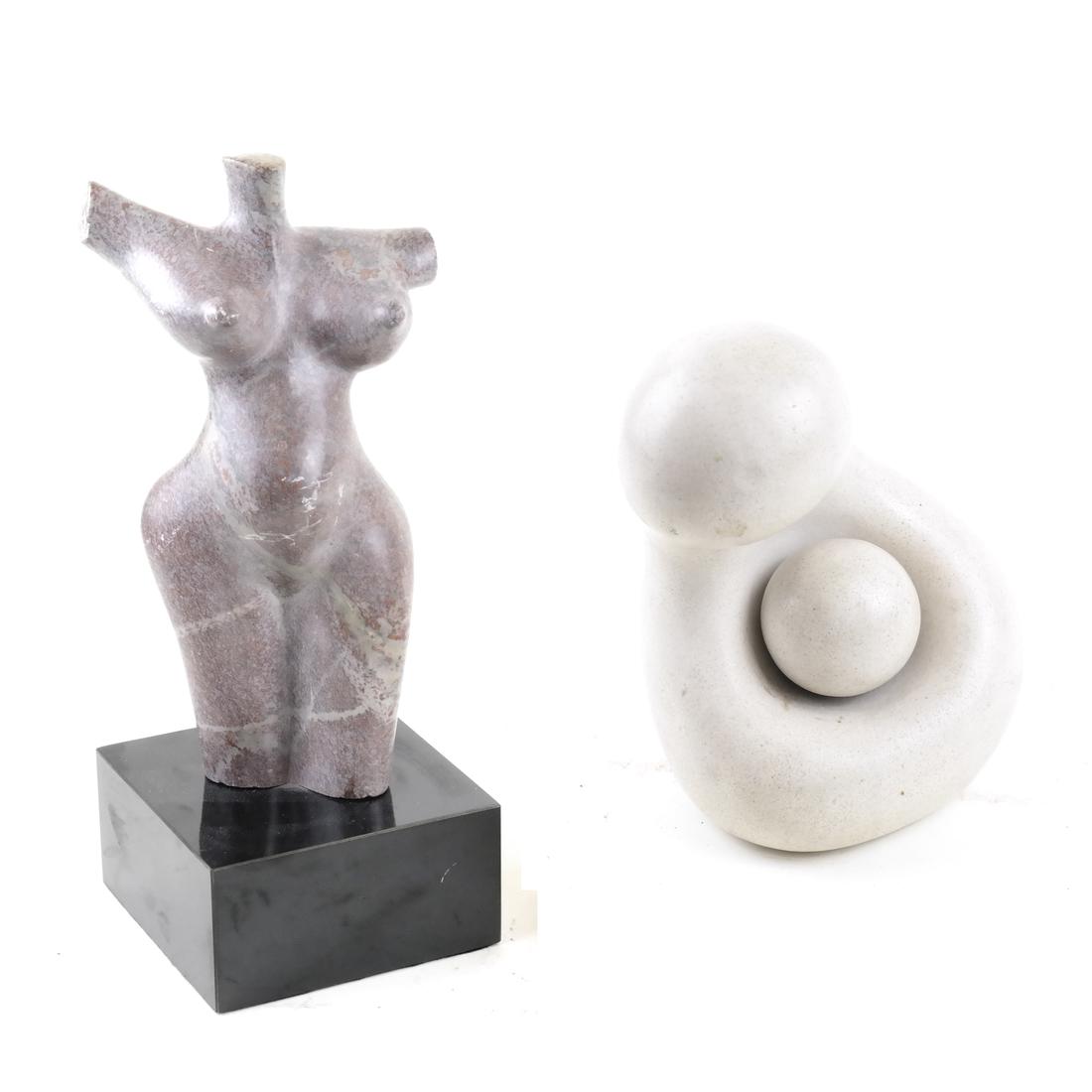 Two Contemporary Abstract Sculptures (1 of 7)
