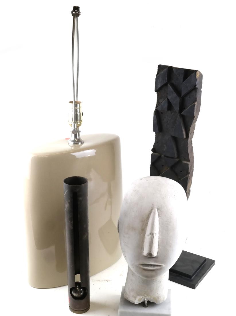 Modern Lamp, Three Sculptures (1 of 6)