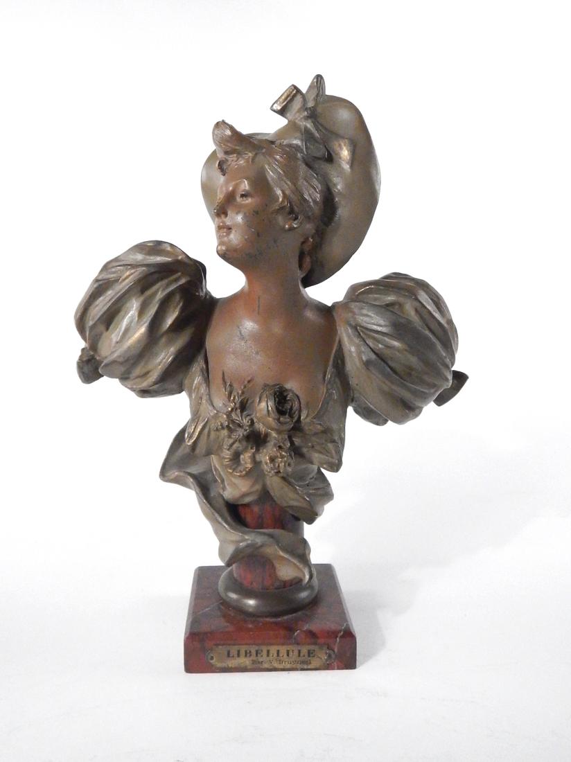 After V. Bruyneel, Bust of a Woman (1 of 7)