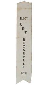 COX & ROOSEVELT 1920 SATIN RIBBON (1 of 5)