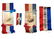 BENJAMIN HARRISON 1888 CELLULOID PORTRAIT RIBBONS