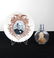WM. MCKINLEY PORTRAIT GLASS FLASK AND CERAMIC PLATE