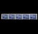 GERMAN OCCUPATION POLAND WWII IRON REVENUE ERROR STRIP - 2
