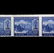 GERMAN OCCUPATION POLAND WWII IRON REVENUE ERROR STRIP - 7