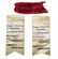 WM. MCKINLEY & T. ROOSEVELT THREE 1900 CAMPAIGN RIBBONS