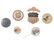 WM. MCKINLEY - 1896 & 1900 ASSTD. PIN BACKS, STUDS, ETC - 5