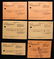 LITZMANNSTADT LODZ GHETTO MEAT RATION CARDS/RECEIPTS - 7