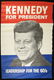 JOHN F. KENNEDY LARGE 1960 CAMPAIGN POSTER - 4