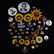 LARGE GROUP OF LANDON & DEWEY BUTTONS