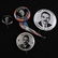 LARGE GROUP OF LANDON & DEWEY BUTTONS - 6