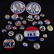 LARGE GROUP OF DWIGHT EISENHOWER 1952 & 1956 BUTTONS - 2