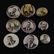 GROUP OF T. ROOSEVELT & A. PARKER 1904 CAMPAIGN BUTTONS - 8