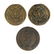 RUSSIA. CATHERINE II, TRIO OF COPPER COINS. - 16