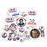 LARGE GROUP OF 1960 NIXON CAMPAIGN BUTTONS - 6