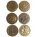 SET OF 6 INDO-CHINA REGION MEDALS, CA. 1930. - 2