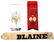 J.G. BLAINE & J.A. LOGAN 1884 ALBUMEN JUGATE RIBBONS