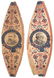 B. HARRISON & L.P. MORTON TWO 1888 PAPER LANTERNS