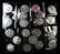 APOLLO XII, XIII, XIV, AND XVII SILVER MEDALS