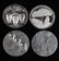 APOLLO XII, XIII, XIV, AND XVII SILVER MEDALS - 4