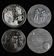 APOLLO XII, XIII, XIV, AND XVII SILVER MEDALS - 5