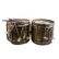 PAIR OF ANTIQUE SCOTS GUARDS REGIMENTAL MARCHING DRUMS
