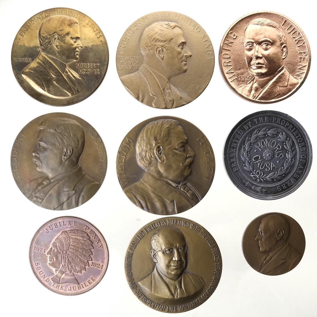 SELECTION OF U.S. BRONZE MEDALS (1 of 9)