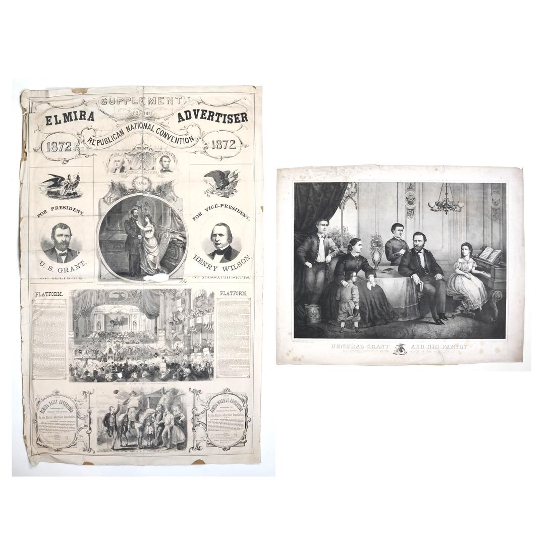 TWO ULYSSES S. GRANT PRINTED GRAPHICS (1 of 3)