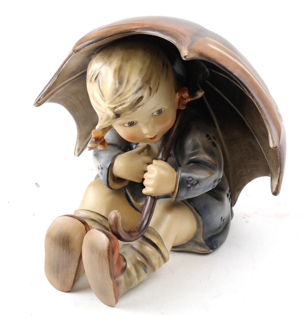 W. Goebel Ceramic Child With An Umbrella (1 of 5)