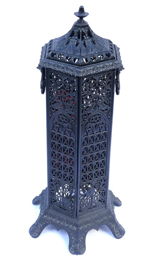 Iron Reticulated Wood Holder (1 of 4)