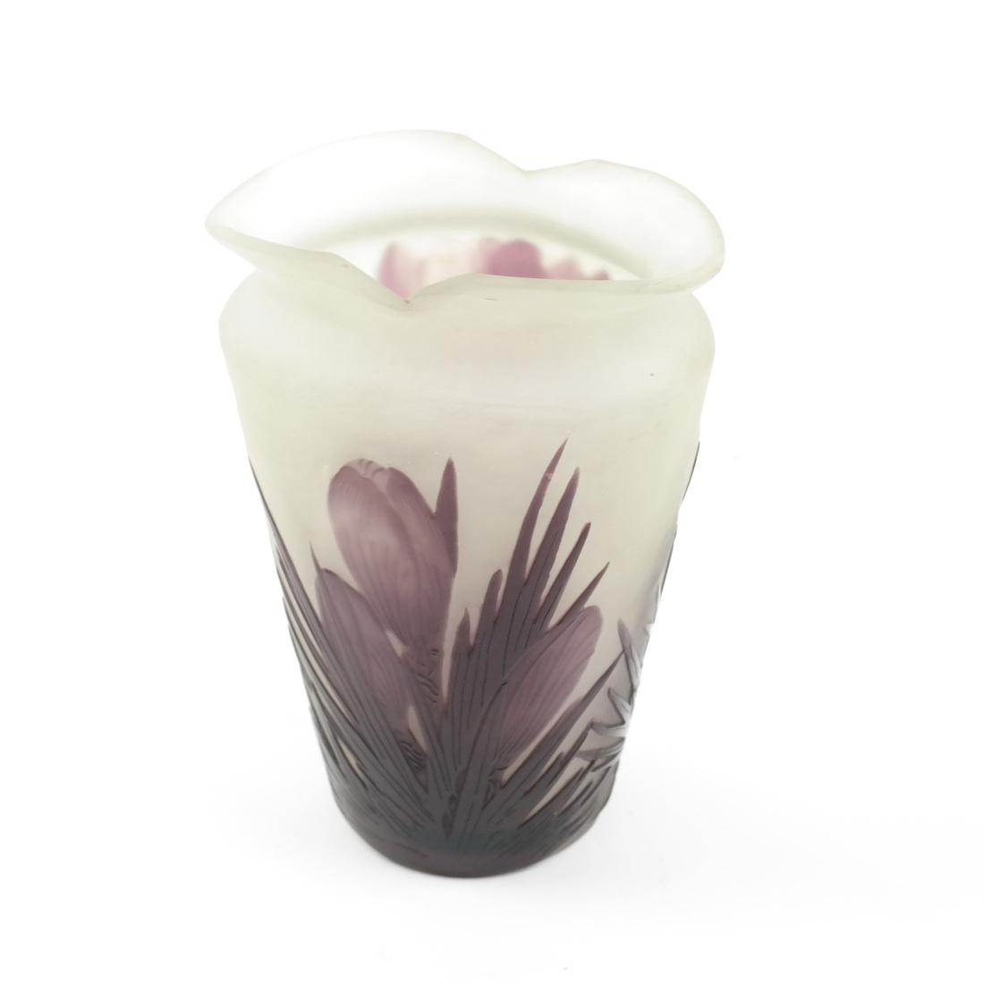 Emile Galle, "Crocus" Art Glass Vase (1 of 7)