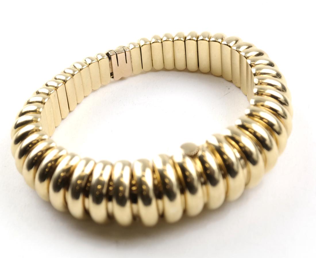 18k Gold Snake Flip Watch (1 of 5)