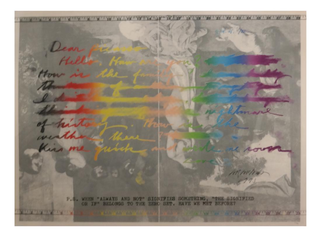 Shusaku Arakawa, "Dear Picasso," Ed. 30/90 Litho (1 of 9)