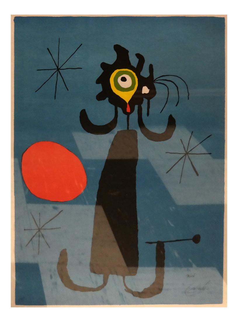 Joan Miro, Abstract - Edition 197/300 (1 of 4)