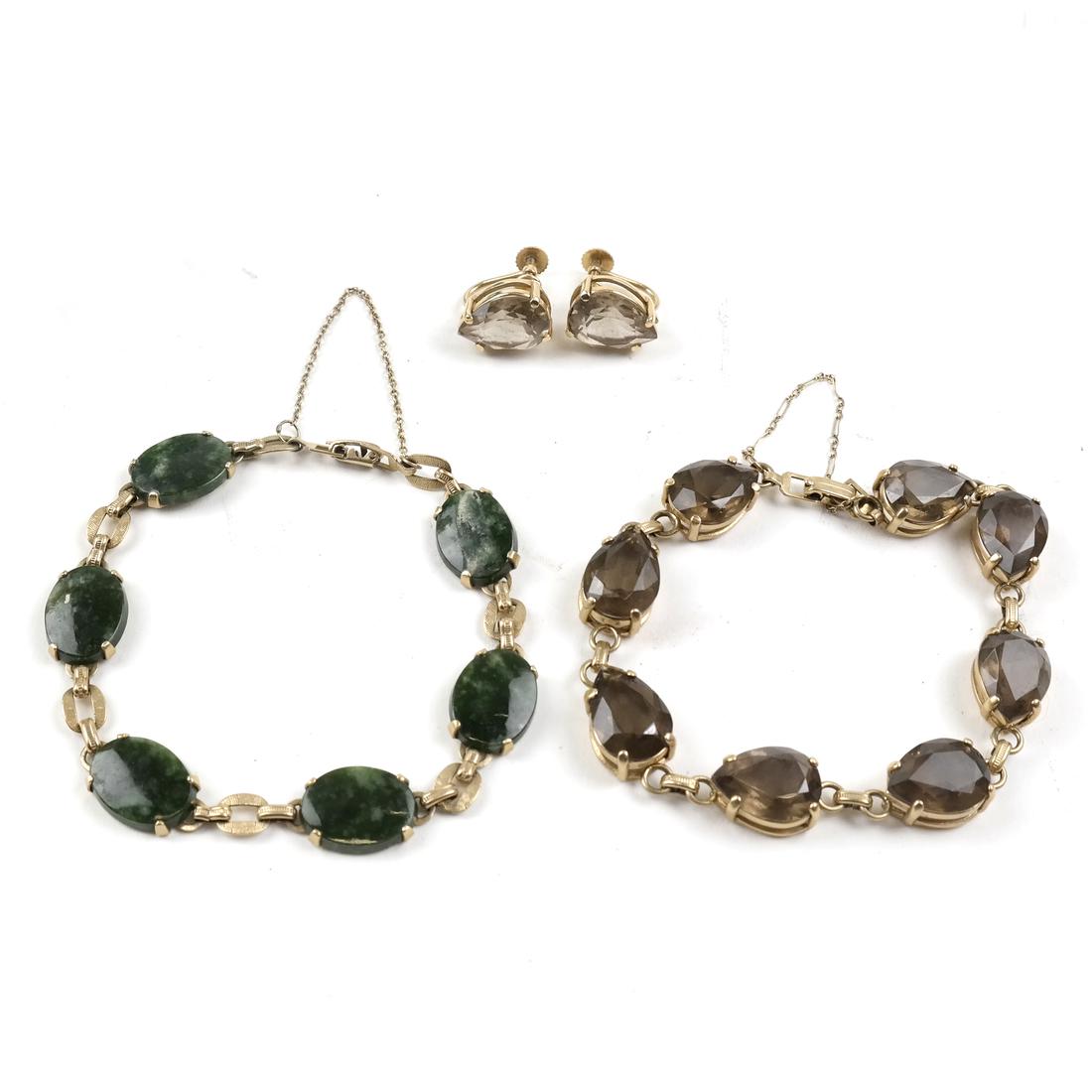 Two 14k Yellow Gold Bracelets (1 of 6)