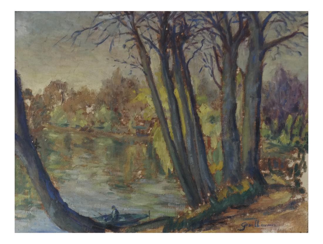 Armand Gillman, French Landscape - Oil on Canvas (1 of 6)