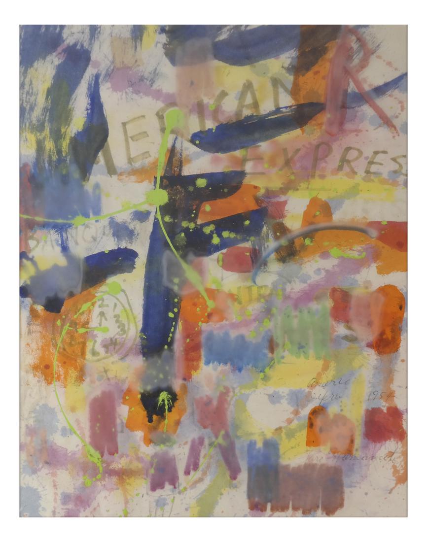 Taro Yamamoto "American Express" - multimedia on paper (1 of 6)