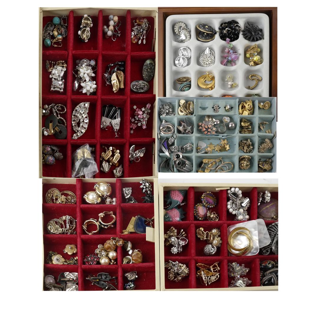 Large Group of Costume Earrings (1 of 5)