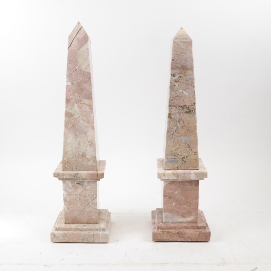 Pair of Marble Obelisks (1 of 7)