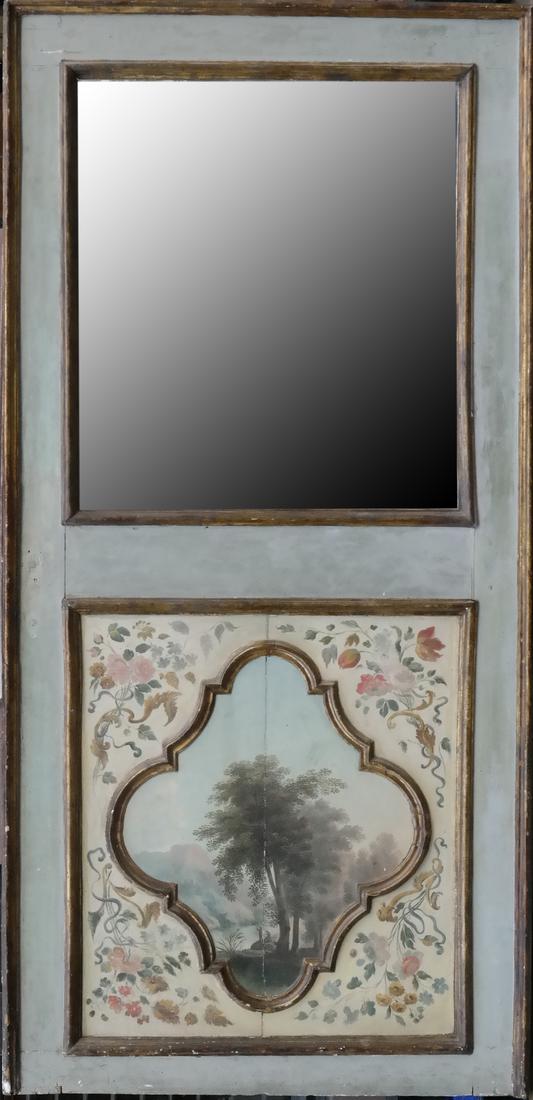 Large Painted Trumeau Mirror (1 of 5)