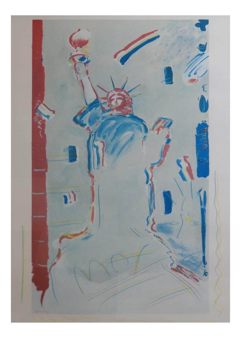 Peter Max Study, Lithograph (1 of 7)