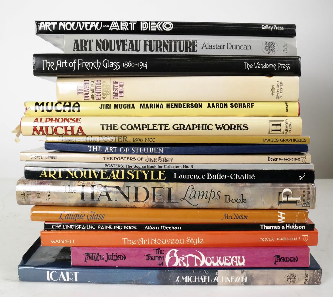 Art Nouveau Books - 17 volumes (1 of 3)