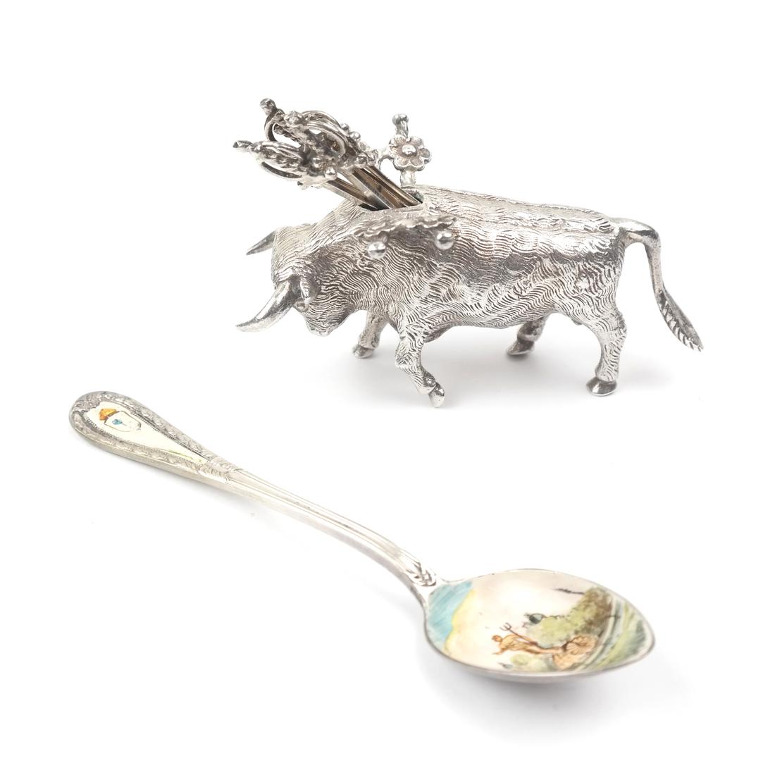 Two Mexican and Spanish Silver Items (1 of 10)