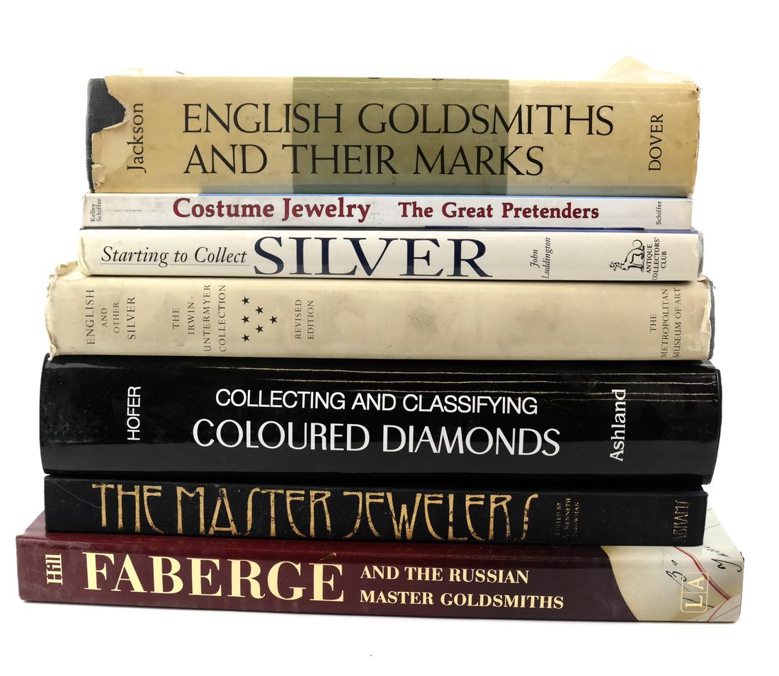 Box Lot of 7 Books on Gold, Silver and Jewelry (1 of 8)